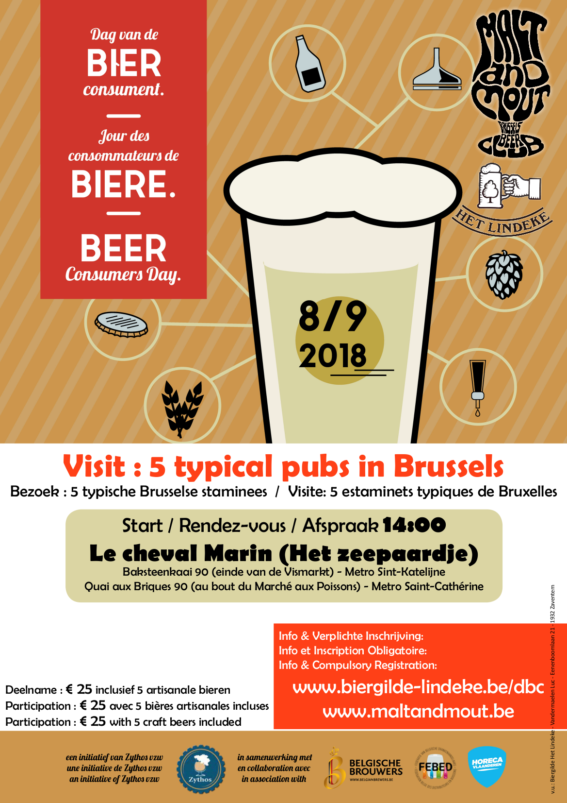 Dag van de bier consument